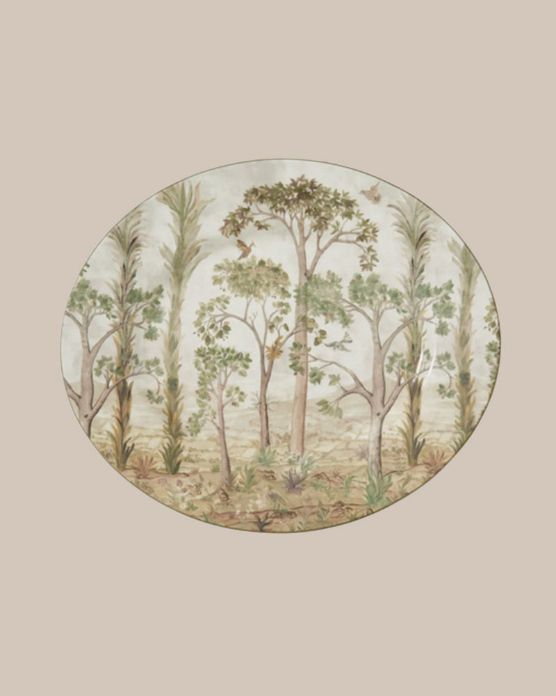 Ethereal Trees Oval Platter