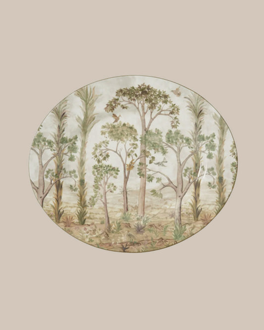 Ethereal Trees Oval Platter