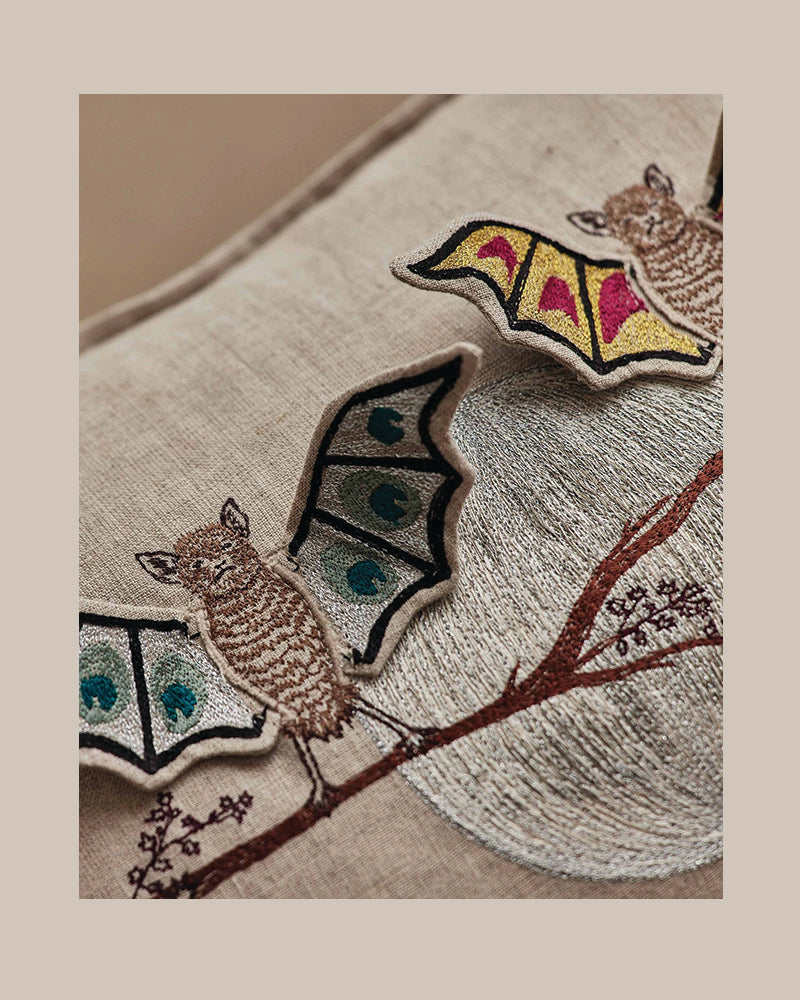 Midnight Bats Pillow - Cover & Insert