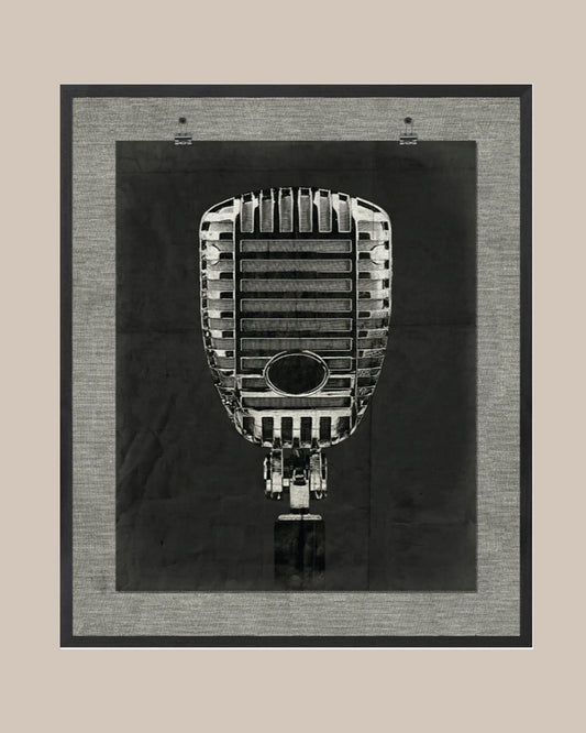 Vintage Microphone Art